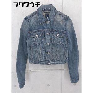 ◇ GAP ギャップ 長袖 ジャケット サイズXXS ブルー レディース