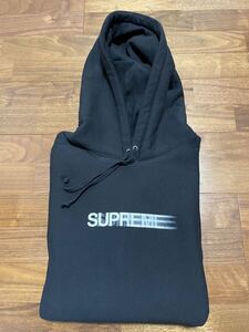 Supreme MOTION LOGO HOODED PARKA XL BLACK 新品未使用 シュプリーム モーション ロゴ パーカー 黒 BOX ボックス