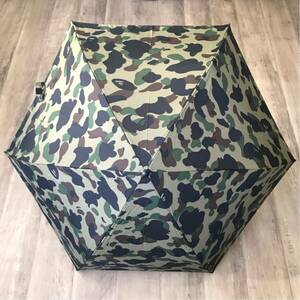 ★新品★ 折り畳み傘 a bathing ape bape 1st camo green エイプ ベイプ アベイシングエイプ 傘 umbrella カモフラ 迷彩 裏原宿 nowhere