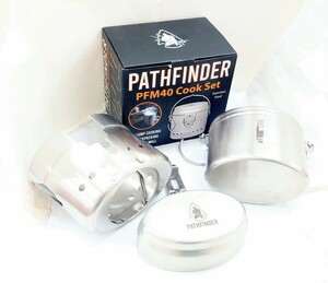 PATHFINDER　PFM40 Cook Set　パスファインダー　PFM40 クックセット　メスティン クッカー ウインドスクリーン スウェーデン軍 メスキット