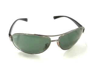 1円 ■美品■ Ray-Ban レイバン RB3386 004/71 67□13 130 3N サングラス メガネ 眼鏡 メンズ レディース シルバー系×ブラック系 FF4519