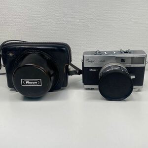 1円〜 10S RICOH Super Shot ELECTRONIC フィルムカメラ レンズ RIKENON F:1.7 f =43mm 18405 動作未確認 昭和レトロ コレクション