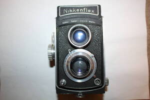  中古★Nikkenflex/ニッケンフレックス 　二眼レフカメラ　フィルムカメラ　革ケース付き