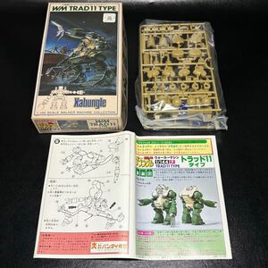 ★倉庫保管品・未組立(内袋未開封)！バンダイ バンザイマーク！戦闘メカ ザブングル W.M トラッド11 タイプ 7 プラモデル！1/144！★