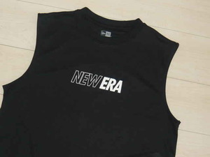 ニューエラNEWERA　大きいサイズXL　ノースリーブシャツ/タンクトップ　ブラック　中古使用感ほとんど無しの美品