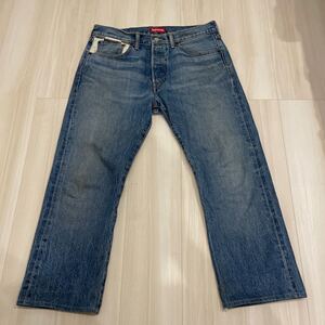 SUPREME 14AW×Levis 501 jeans リーバイス デニムパンツ インディゴ サイズ：32【USED】