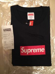 Supreme Box Logo Tee M Navy 紺 20周年 新品未使用 半タグ付 レシート付 シュプリーム ボックスロゴ ネイビー 2014ss 正規品