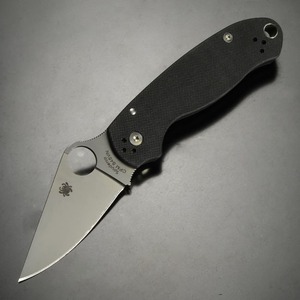 Spyderco 折りたたみナイフ Para3 G-10 コンプレッションロック CPM-S45VN [ シルバー ]