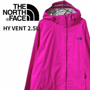 ザノースフェイス THE NORTH FACE ハイベント2.5L HYVENT マウンテンパーカー レディースLL 刺繍　ナイロンジャケット　撥水