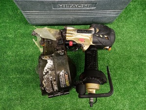 中古品 Hitachi koki 日立工機 65mm 高圧 ロール 釘打機 NV65HMC