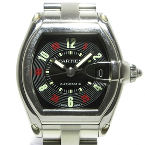 Cartier(カルティエ) 腕時計 ロードスターLM W62002V3 メンズ SS 黒