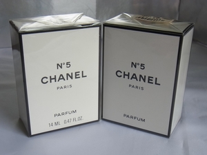 CHANEL シャネル★№5 PARFUM 14ml x 2、香水２つ/箱入未開封 ＊個人保管品