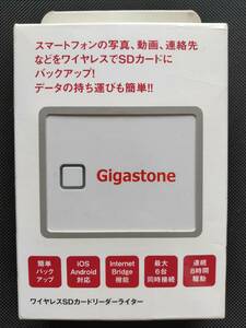 【中古動作未確認品】Gigastone ワイヤレスSDカードリーダーライター　A2-25B-D