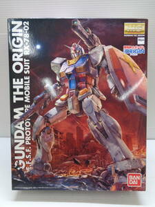 ★5【未組立】MG 1/100 RX-78-02 ガンダム GUNDAM THE ORIGIN版 機動戦士ガンダム ジ・オリジン プラモデル フィギュア ガンプラ バンダイ