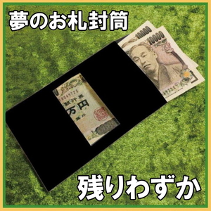 Cash【夢のお札封筒】●マネーマジック　お金手品　空っぽの封筒に一瞬で紙幣が出現！