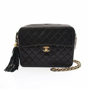 シャネル マトラッセ ブランドオフ CHANEL ラムスキン（羊革） ショルダーバッグ ラムスキン 中古 レディース