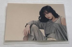 SHINSEIDO 新星堂 中森明菜 明菜とあなたの相性診断 ブロマイド 非売品