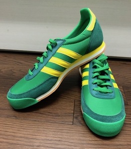 未使用　アディダス　オリオン　adidas ORION スニーカー ８　グリーン×イエロー　26cm 