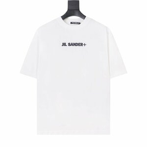 ジルサンダー×アークテリクス メンズ レディース 半袖Tシャツ ARC‘TERYX jil sander ホワイト カットソー Lサイズ