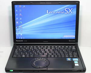 Panasonic Let’s note SX2(ブラック) CF-SX2CEQBR/Core i5-3340M vPro/8GBメモリ/HDD500GB/DVD/12.1TFT HD+/Windows7 Professional #0710