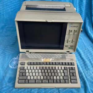 RE1016a ジャンク NEC 文豪MINI7R ワープロ ワードプロセッサー 昭和レトロ インテリアや部品取りに！