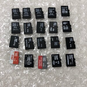 micro SDHCカード 東芝 パナソニック au PNY 等 8GB 20枚 まとめ 初期化済 241205SK750629