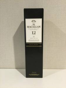 ハイランドシングルモルト マッカラン１２年MACALLAN 12YEARS OLD SHERRY OAK CASK [箱だけ] １本