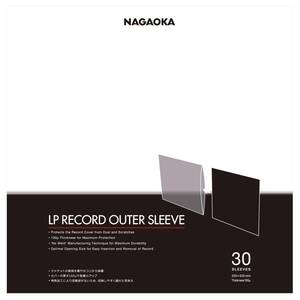 LP レコードジャケットカバー 30枚入 JC30LP 保護力・収納性をアップ ナガオカ 新品送料無料