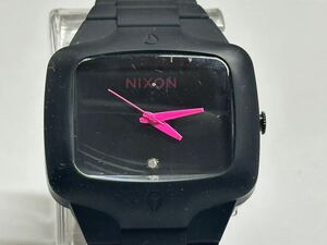 1円〜◇NIXON ニクソン THE RUBBER PLAYER ラバープレイヤー 100 STORE ANNIVERSARY ムラサキスポーツ メンズ腕時計 クォーツ 稼働品