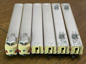 TOMIX 鉄道模型 Nゲージ TOMIX、国鉄381系特急、旧製品、クハ381、モハ381、モハ380、他、合計6両 中古ジャンク品