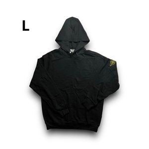 STONE ISLAND ストーンアイランド　パーカー　ブラック　L