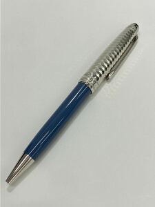 モンブラン/MONTBLANC マイスターシュテュック グレイシャー ドゥエ ローラーボール ボールペン ブルーグレー/シルバー 筆記具 