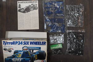 ★TAMIYA タミヤ模型 1/20 タイレル P34 シックスホイーラー Tyrrell P34 SIX WHEELER プラモデル 未組立 6輪車★F