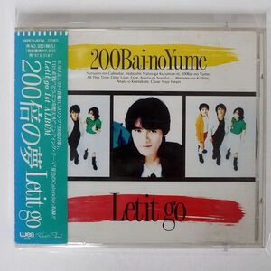 LETIT GO/200倍の夢/ワーナー WPC68134 CD □