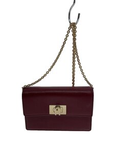 FURLA◆ショルダーバッグ/-/RED/無地/WE00015//