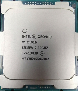 Intel Xeon W-2191B 18C 2.3GHz 4.3GHz 24.75MB 140W LGA2066 DDR4-2666