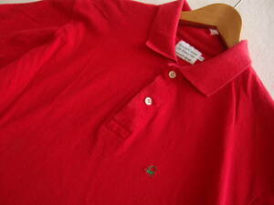 UNITED COLORS OF BENETTON. ベネトン ロゴ刺繍 半袖 ポロシャツ 50 L 赤 メンズ