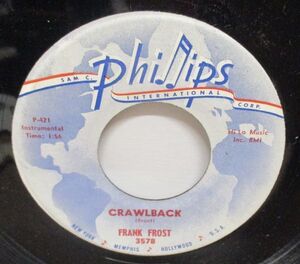 RARE Blues 45 Frank Frost Crawlback / Jelly Roll King [ 