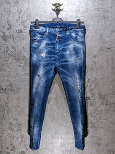 新品 DSQUARED2 20AW ディースクエアード Skinny Dan デニム S74LB0756