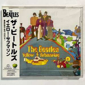 未開封CD　THE BEATLES　ザ・ビートルズ / イエロー・サブマリン　※ヤケ、変色あり　　　M017