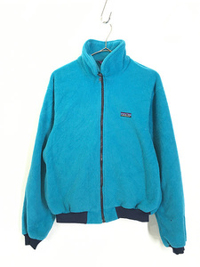 レディース 古着 80s USA製 Patagonia スタンドカラー フルジップ ヘビー フリース ジャケット L位 古着