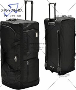 ボストンキャリー 2way キャスターバッグ 200L キャリーバッグ 折りたたみ 大容量 3輪 撥水加工 トロリーバッグ メンズ レディース 旅行