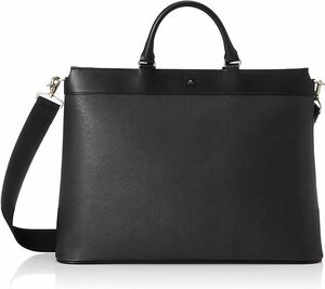 CK CALVIN KLEIN 日本製 定価3,3万 カルバンクライン ビジネスバッグ ブリーフケース 2WAY ショルダーOK ブラック 他にも出品中♪ CK18556