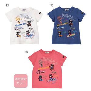 ミキハウス　ダブルB 赤　120cm 半袖Tシャツ 男の子 キッズ Tシャツ 子供服