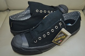 新品未使用 CONVERSE コンバース JACK PURCELL ジャックパーセル GORE-TEX RH ゴアテックス ブラック 防水 US7.5 26センチ 送料無料