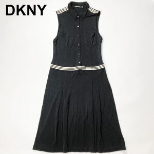 DKNY ダナキャランニューヨーク ノースリーブワンピース M ストレッチ有 レディース B62412-107