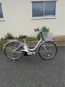 電動自転車 ブリヂストン アシスタ カゴ付き　ギア付き　 充電器付　 電動自転車 自転車　チャリ