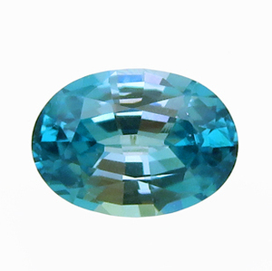 2303 ブルージルコン 4.45ct 最も魅力的な宝石 カンボジア Ratnakiri : 瑞浪鉱物展示館 【送料無料】