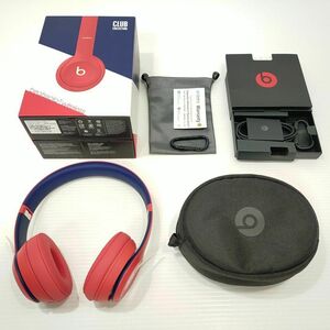 【ほぼ未使用】 ビーツ Beats Solo3 Wireless ワイヤレスヘッドフォン Beats Club Collection - クラブレッド