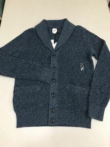 ●売り尽くし！残りわずか！●ＧＡＰ●新品●ニット●Ｓ●コットン・カーディガン●紺●ギャップ●4-3.３